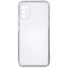 TPU чехол GETMAN Clear 1,0 mm для Samsung Galaxy A03s  Бесцветный (прозрачный) (00000049280_1)