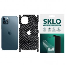 Защитная пленка SKLO Back (тыл+грани+лого) Snake для Apple iPhone 6/6s plus (5.5")  Черный - 00000058698_1