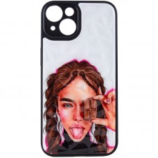 TPU+PC чехол Prisma Ladies для Apple iPhone 14 (6.1")  Chocolate - 00000061394_4