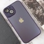 Чехол TPU+Glass Sapphire Midnight для Apple iPhone 13 (6.1