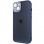 Чехол TPU+Glass Sapphire Midnight для Apple iPhone 14 Plus (6.7