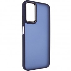 Чехол TPU+PC Lyon Frosted для Oppo A17  Navy Blue - (00000065023_3)