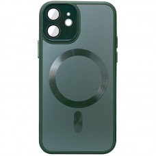 Чехол TPU+Glass Sapphire Midnight with MagSafe для Apple iPhone 11 (6.1")  Зеленый / Forest green - 00000065440_3