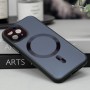 Чехол TPU+Glass Sapphire Midnight with MagSafe для Apple iPhone 11 Pro Max (6.5