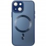 Чехол TPU+Glass Sapphire Midnight with MagSafe для Apple iPhone 13 (6.1