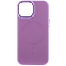 Чехол TPU+Glass Sapphire Midnight Open Camera with MagSafe для Apple iPhone 15 (6.1")  Сиреневый / Lilac - 00000066256_8