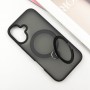 TPU+PC чехол Metal Buttons with MagSafe Colorful HQ Ring для Apple iPhone 16 (6.1