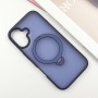 TPU+PC чехол Metal Buttons with MagSafe Colorful HQ Ring для Apple iPhone 16 (6.1