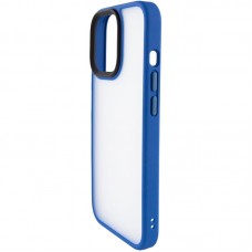 TPU+PC чохол Metal Buttons для Apple iPhone 12 Pro / 12 (6.1")  Блакитний - 00000039993_6