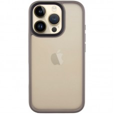 TPU+PC чохол Metal Buttons для Apple iPhone 16 Pro Max (6.9")  Сірий - 00000073090_4
