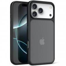 TPU+PC чохол Metal Buttons для Apple iPhone 17 Pro (6.3")  Чорний / Black - 00000081720_4