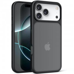 TPU+PC чохол Metal Buttons для Apple iPhone 17 Pro (6.3")  Чорний / Black - 00000081720_4