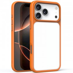 TPU+PC чохол Metal Buttons для Apple iPhone 17 Pro Max (6.9")  Помаранчевий / Orange - 00000081721_1