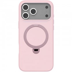 TPU+PC чохол Metal Buttons with MagSafe Colorful HQ Ring для Apple iPhone 17 Pro Max (6.9")  Pink - 00000080600_1