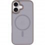 TPU+PC чохол Metal Buttons with MagSafe для Apple iPhone 17 (6.3