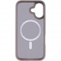 TPU+PC чохол Metal Buttons with MagSafe для Apple iPhone 17 (6.3