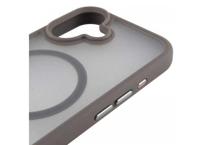 TPU+PC чохол Metal Buttons with MagSafe для Apple iPhone 17 (6.3