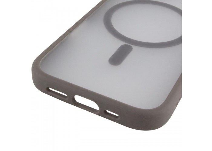 TPU+PC чохол Metal Buttons with MagSafe для Apple iPhone 17 (6.3