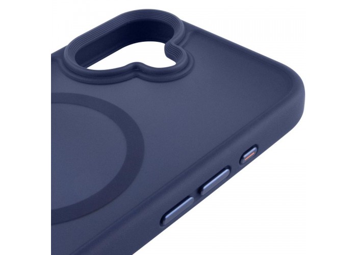 TPU+PC чохол Metal Buttons with MagSafe для Apple iPhone 17 (6.3