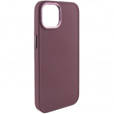 TPU чохол Bonbon Metal Style для Apple iPhone 14 Plus (6.7")  Бордовий / Plum - 00000057126_2