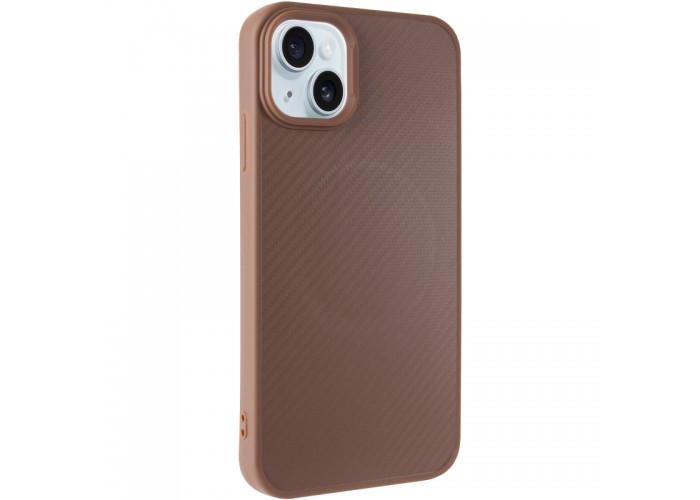 TPU чохол Carbon Protective with Magsafe для Apple iPhone 13 / 14 (6.1