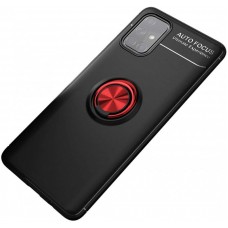 TPU чохол Deen ColorRing під магнітний тримач (opp) для Samsung Galaxy M31s  Чорний / Червоний - 00000038516_3