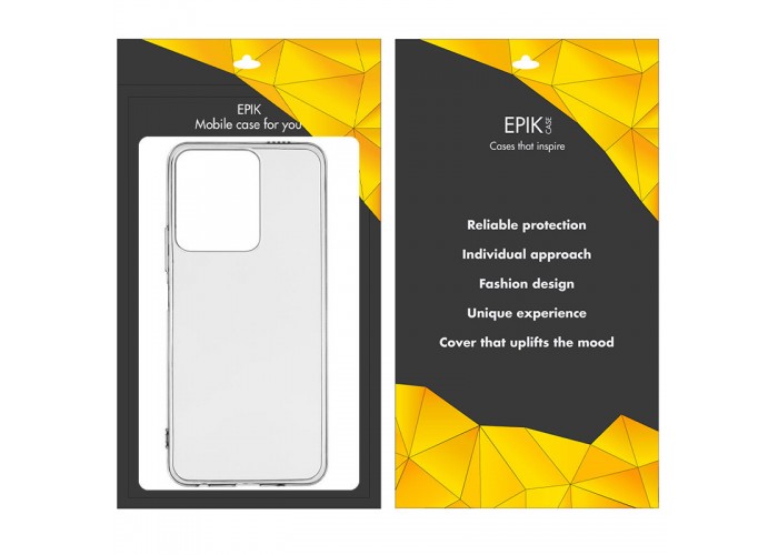 TPU чохол Epic Transparent 1,5mm для Xiaomi Poco X5 Pro 5G / Redmi Note 12 Pro 5G