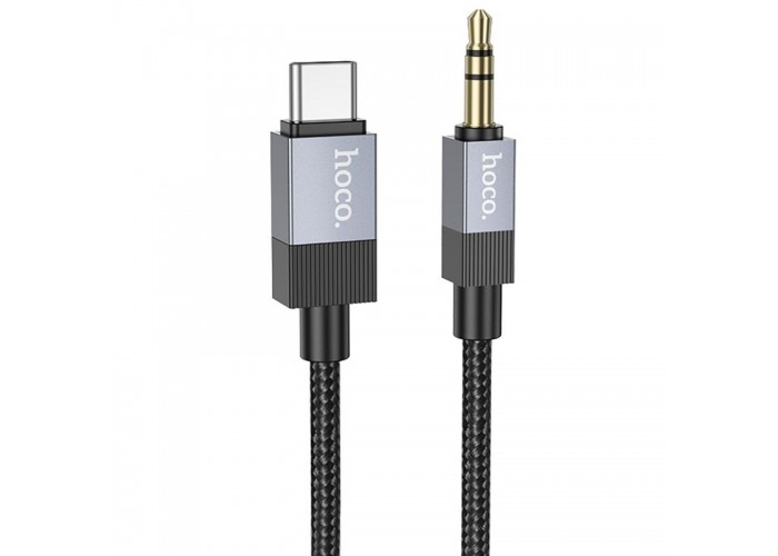Аудіо кабель Aux Hoco UPA32B Clever digital (Type-C to AUX 3.5mm) (1m)