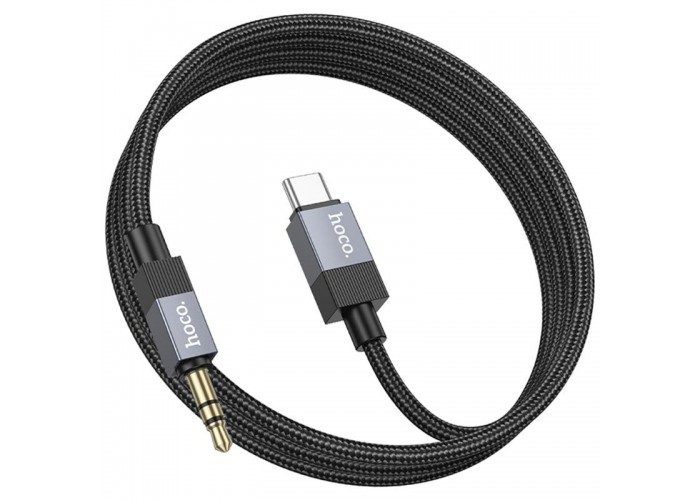 Аудіо кабель Aux Hoco UPA32B Clever digital (Type-C to AUX 3.5mm) (1m)