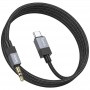 Аудіо кабель Aux Hoco UPA32B Clever digital (Type-C to AUX 3.5mm) (1m)