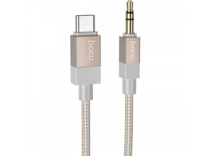 Аудіо кабель Aux Hoco UPA32B Clever digital (Type-C to AUX 3.5mm) (1m)
