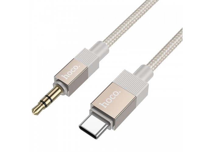 Аудіо кабель Aux Hoco UPA32B Clever digital (Type-C to AUX 3.5mm) (1m)