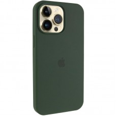 Чохол Silicone Case (AA) Logo with MagSafe для Apple iPhone 14 Pro Max (6.7")  Зелений / Cyprus Green - 00000080640_5