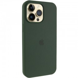 Чохол Silicone Case (AA) Logo with MagSafe для Apple iPhone 14 Pro Max (6.7")  Зелений / Cyprus Green - 00000080640_5