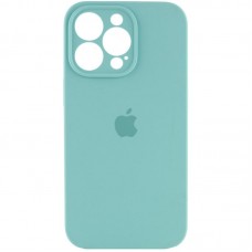 Чохол Silicone Case Full Camera Protective (AA) для Apple iPhone 13 Pro (6.1")  Бірюзовий / Marine Green - 00000050656_25