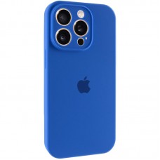 Чохол Silicone Case Full Camera Protective (AA) для Apple iPhone 14 Pro (6.1")  Синій / Capri Blue - 00000057050_34