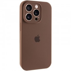 Чохол Silicone Case Full Camera Protective (AA) для Apple iPhone 15 Pro (6.1")  Коричневий / Brown - 00000066392_45