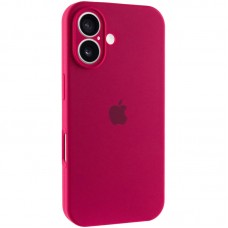 Чохол Silicone Case Full Camera Protective (AA) для Apple iPhone 16 Plus (6.7")  Червоний / Rose Red - 00000074281_12