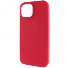 Чохол Silicone Case Full Protective (AA) NO LOGO with MagSafe для Apple iPhone 15 (6.1")  Червоний / Deep Red - 00000076453_12