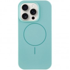 Чохол Silicone Case Full Protective (AA) NO LOGO with MagSafe для Apple iPhone 15 Pro Max (6.7")  Бірюзовий / Marine Green - 00000076456_4