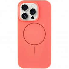 Чохол Silicone Case Full Protective (AA) NO LOGO with MagSafe для Apple iPhone 16 Pro Max (6.9")  Кавуновий / Watermelon red - 00000076460_1