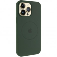 Чохол Silicone Case Full Protective (AA) V2 with MagSafe для Apple iPhone 15 Pro (6.1")  Зелений / Cyprus Green - 00000080660_5