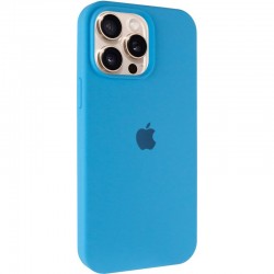 Чохол Silicone Case Full Protective (AA) для Apple iPhone 13 Pro (6.1")  Блакитний / Blue - 00000049839_11