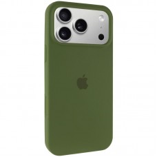 Чохол Silicone Case Full Protective (AA) для Apple iPhone 17 Pro Max (6.9")  Зелений / Dark Olive - 00000081611_17