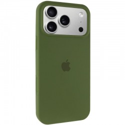 Чохол Silicone Case Full Protective (AA) для Apple iPhone 17 Pro Max (6.9")  Зелений / Dark Olive - 00000081611_17