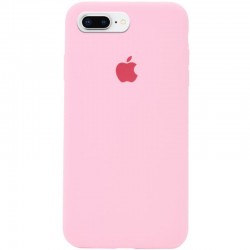 Чохол Silicone Case Full Protective (AA) для Apple iPhone 7 plus / 8 plus (5.5")  Рожевий / Light pink - 00000032031_48