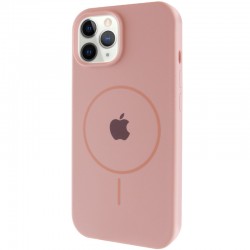 Чохол Silicone Case Full Protective (AA) with MagSafe для Apple iPhone 11 Pro (5.8")  Рожевий / Pink Sand - 00000076424_19