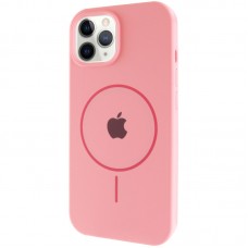 Чохол Silicone Case Full Protective (AA) with MagSafe для Apple iPhone 11 Pro (5.8")  Рожевий / Light pink - 00000076424_18