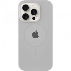 Чохол Silicone Case Full Protective (AA) with MagSafe для Apple iPhone 13 Pro (6.1")  Сірий / Light Grey - 00000076429_22