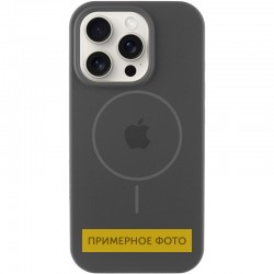 Чохол Silicone Case Full Protective (AA) with MagSafe для Apple iPhone 16 Plus (6.7")  Сірий / Dark Gray - 00000076439_21